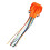 4m Orange Head Colorful Tail Software Flying Kite Octopus Kite Outdoor 1