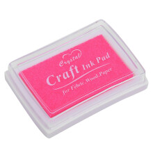Ink Pad Korea Stationery DIY Craft for Paper Fabric Wood Pink