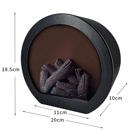 LED Fireplace & Table Lamp Electric Fireplace With Realistic Flame Effect 2