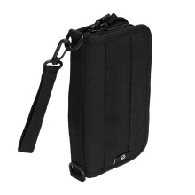 Mens Wallet ID Card Passport Hand Bag 6" Mobile Phone Pouch Black