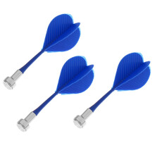 3 Pieces Magnetic Darts Safety Indoor Game Replacement Darts Royal Blu