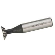 10~35mm 45 Degree Dovetail Cutter End Mill Milling High Speed Steel 18