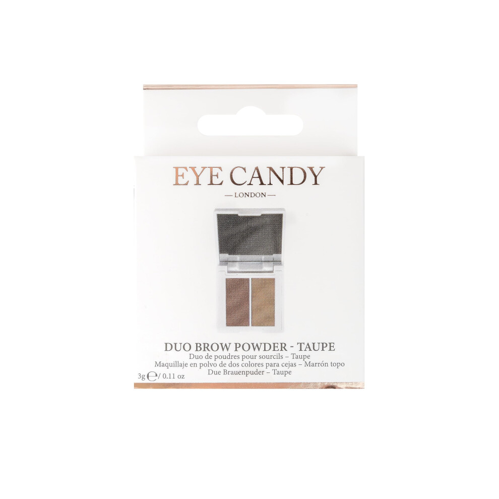 Invogue Brown Eye Candy Duo Brow Powder - Taupe