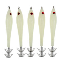 Noctilucent Squid Lures Cuttlefish Saltwater Fishing Lure Hook Bait Lu