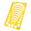 Plastic Drawing Ruler Template for Drawing Round Circle Templates 1