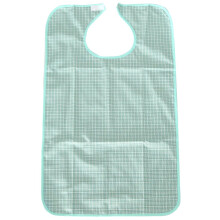 Waterproof Adults Elder Mealtime Cloth Protector Disability Aid Bib Li