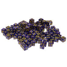 100PCS  6-sided Dice Spot Dice 14mm for Board Games, Party Games Dice