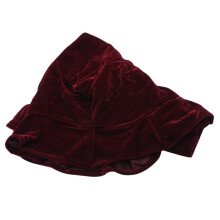 Pleuche Piano Single Stool Bench Cover Dustproof Protection Cover Burg