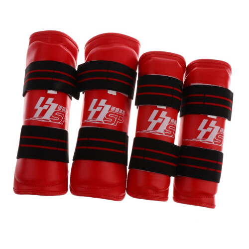 Taekwondo Shin Guard/Leg Protector + Arm Guard/Elbow Protector Set L R