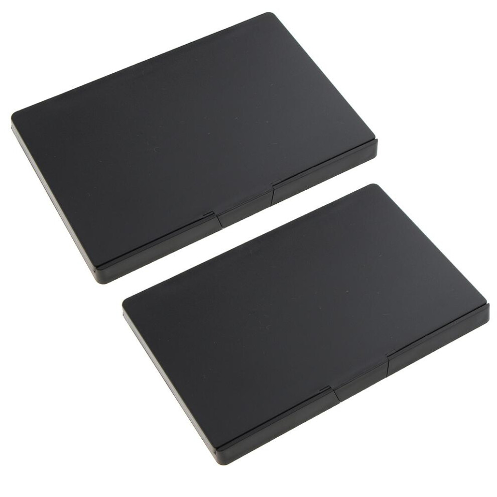 2pcs Empty Magnetic Palette Box for Eyeshadow Powder Blush Rouge Makeu