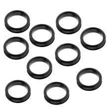 10Pcs Finger Ring Grips Inserts for Barber Hairdressing Shear Scissors