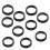 10Pcs Finger Ring Grips Inserts for Barber Hairdressing Shear Scissors 1