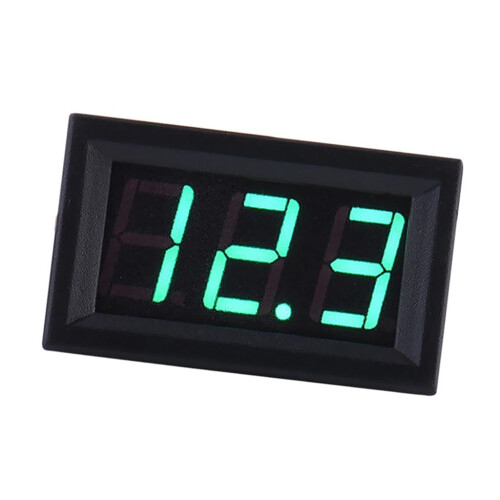 2 Wire DC5-120V Digital Volt Voltage Meter Voltmeter Car Motor 0.56'' 2