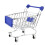 Mini Shopping Cart Trolley Toy Dark Blue 1