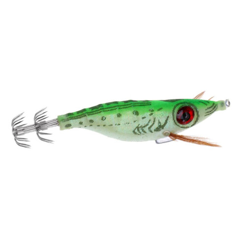 Plastic Hard Baits Fishing Lures Wood Shrimp Baits Squid Jig Hooks Gre 2