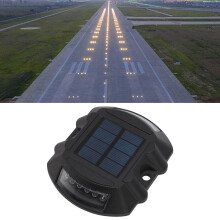 Luz solar LED para muelle 6 V 1,8 W 90 108 mm Negro Verde