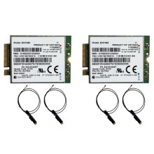 2X Em7455 LTE 4G-Karte + Antenne Gobi6000 FRU 00JT542 01AX756 für T460 T460P L560 Yuga 260 P50 P70 X260