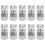 10X Replace YT-150 Projector Remote Control for  XJ-V1, XJ-V2 1