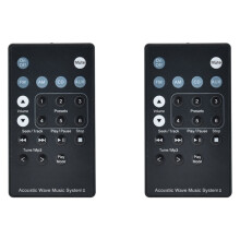 2X Control Remoto Adecuado para Soundtouch Acoustic Wave Music System Reproductor Multidisco II B5
