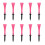 10 Pieces 83mm Height Rubber Golf Tees Golfer Training Pink 3