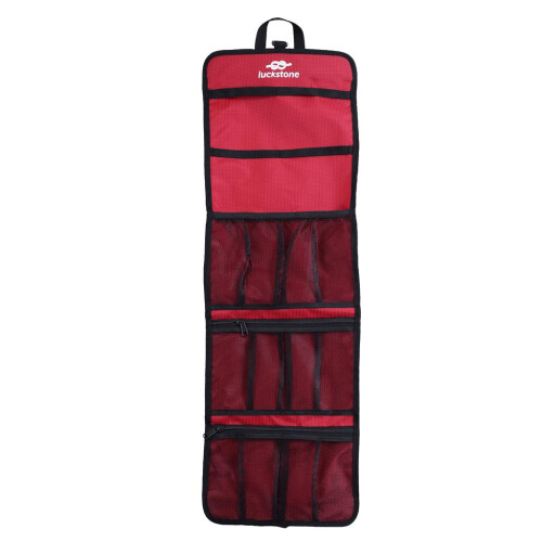 Folding Rock Climbing Caving Quickdraw Sling Carabiner Collection Bag 1