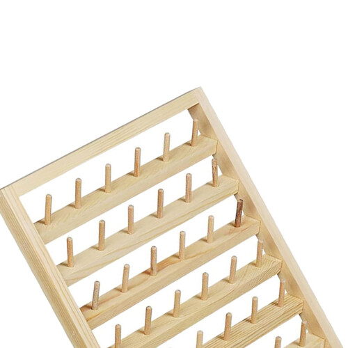 Wood Sewing Thread Stand Organizer Craft Embroidery Storage Rack Holde 2