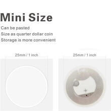 200Pcs NFC Ntag216 Sticker Ntag216 NFC Tags NFC 216 Tag Ntag216 NFC Cards 13.56Mhz NFC Tag Stickers 888 Bytes Memory