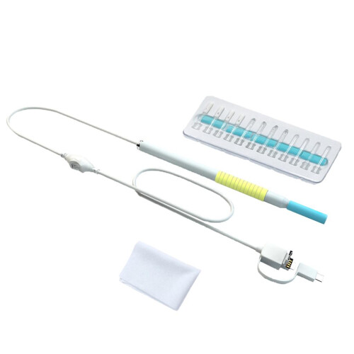 3 in 1 Visual Ear Scoop Ear Borescope 5.5mm 6 Lens Adjustable 1.3MP Wh 1