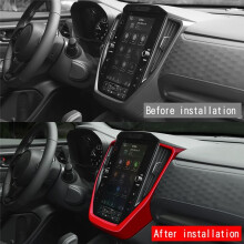 Tiras Embellecedoras para el Tablero de Instrumentos de la Pantalla de Navegación del Automóvil para  Forester 2025 LHD Accesorios Interiores