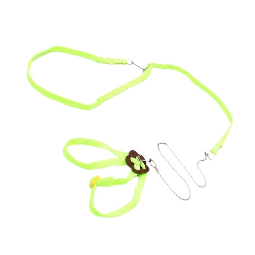 Adjustable Reptile Lizard Harness Leash Rope Light Soft Anti-bite Aqua 2