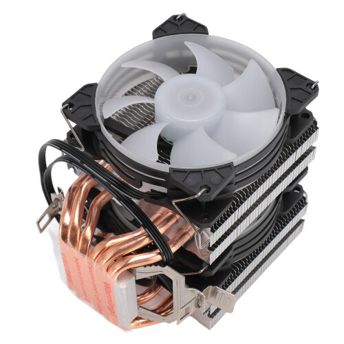 Ψύκτρα CPU PWM 90mm με 6 σωλήνες θερμότητας, σχεδιασμός διπλής ψύκτρας πύργου για Intel 1