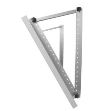 Soportes de Montaje Inclinables para Paneles Solares Ajustables de 22 Pulgadas Que Admiten Paneles Solares de Hasta 100 W para Cualquier RV con Techo