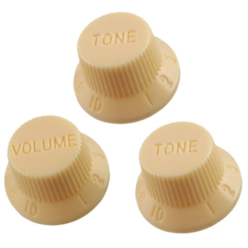 Guitar 1Volume & 2Tone Control Buttons Knobs for ST Sq Electric Guitar 1
