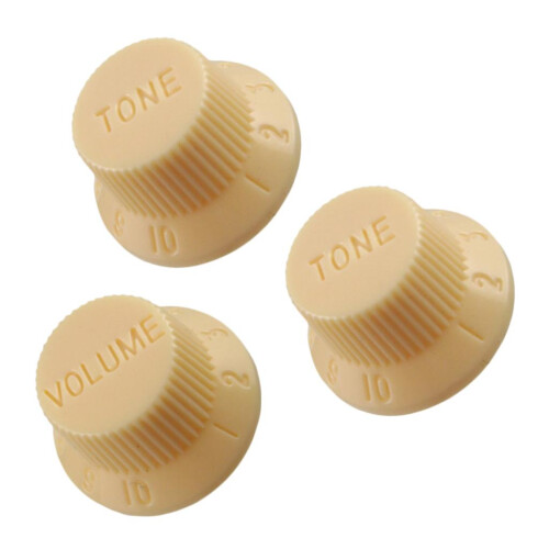 Guitar 1Volume & 2Tone Control Buttons Knobs for ST Sq Electric Guitar 2