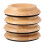 Piano Caster Cups Wood 3