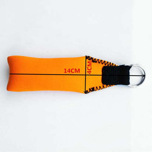 Rectangle Neoprene Floating Keyring for Boating Yachting Sailing Orang 1