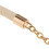 Metal PU Leather Braided Bag Strap Handle Bag Chain Replacement 60cm B 3
