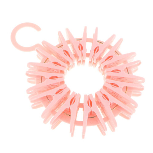 Multi Functional 24 Plastic Clip Clothes Sock Storage Rack Spave Saver 2