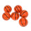 6 Pieces Basketball Pattern Novelty Golf Balls Set Practice Golf Acces 2
