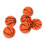 6 Pieces Basketball Pattern Novelty Golf Balls Set Practice Golf Acces 3