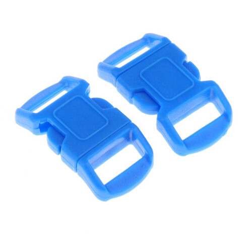 20pcs 10mm Curved Side Release Plastic Buckle for Paracord Bracelet Mi 2