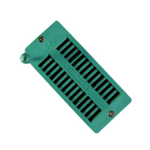 28 Pin ZIF IC Test DIP Socket 2.54mm Pitch Narrow 1