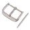 Stainless Steel Watch Band Replacement Buckle with Spring Bar Silver 2 3