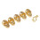 5 Set Skull Head Screwback Studs Punk Rivets for Bag Shoes Leathercraf 3