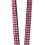Rhinestone Lanyard with Retractable Reel Vertical ID Badge Holder Deep 3