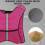 Homcom HOMCOM 8KG Weighted Vest with Adjustable Straps, Pocket, Reflective Strips 4
