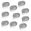 10 Piece Aluminium Steel Wire Rope Cable Ferrules Crimping Loop Sleeve 3