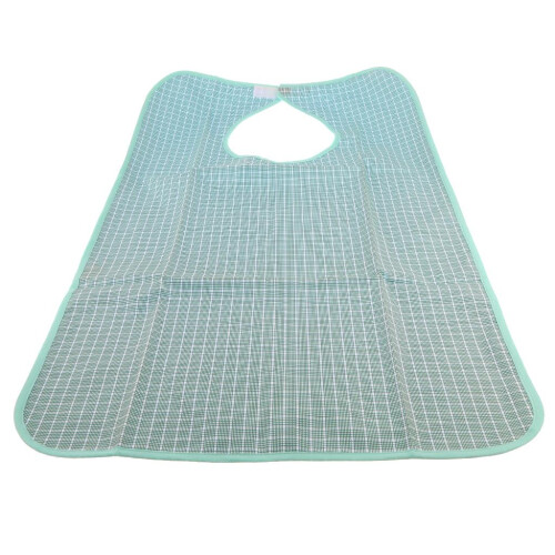 Waterproof Adults Elder Mealtime Cloth Protector Disability Aid Bib Li 1