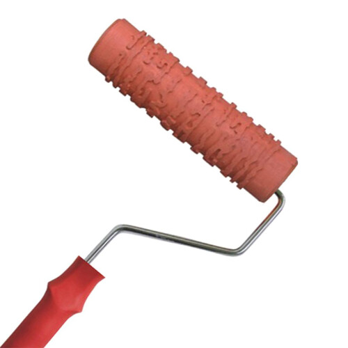 7 Inch Patterned Paint Roller Wall Wood Painting with Handle #12 PR497 2