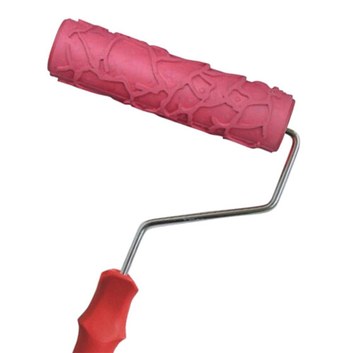 7 Inch Patterned Paint Roller Wall Wood Painting with Handle #11 PR495 2